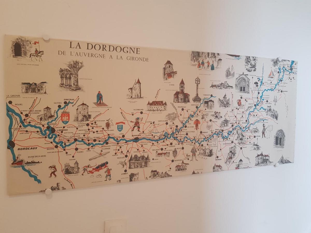 08 - Tres Joli Studio Tout Equipe Avec Parking Privatif Gratuit, Grand Fourgon Possible, Tout Le Linge De Maison Est Fourni Razac-sur-lʼIsle Exterior foto